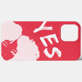 ウーマン・ウィンク考えズ・Yes Case-Mate iPhoneケース (裏面 (横))