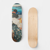 ウーマ遊ンズ・ウィズ・キャット・ヴィンテージ・日本のプリント スケートボード (正面)