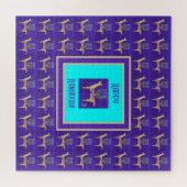 ウーミカル・ラマ ハッピーハヌカ 20"x20" パズル (横)