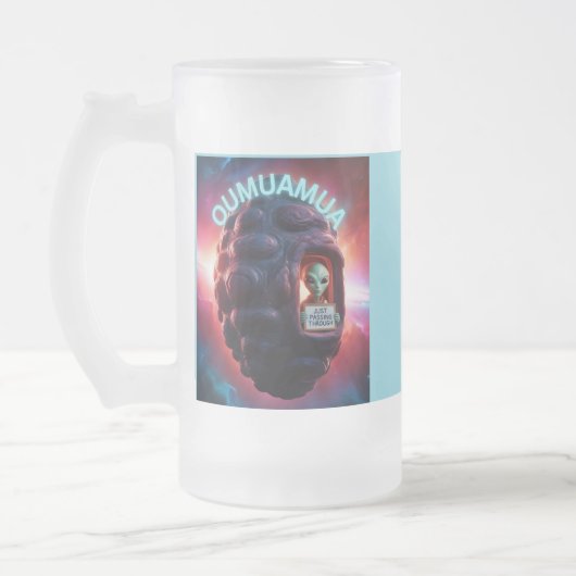ウームア宇宙メーターが通過エイリアン フロストグラスビールジョッキ (左)