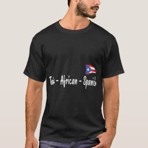 ウーメンズタイノアフリカスペインのプエルトリカルーツ_ Tシャツ