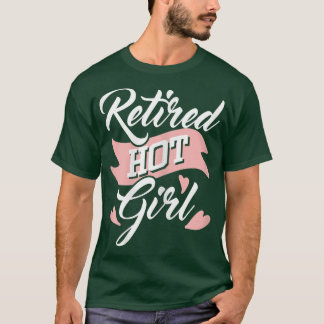 ウーメンズホッ退職したトガールリタイアリーレティリーペンション Tシャツ