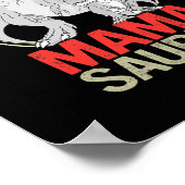 ウーメンズママサウルスTレックス恐竜ママサウルス ポスター (角)