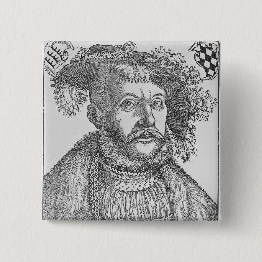 、ウーリッヒWurttembergの公爵 缶バッジ (正面)