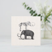 ウーリーマンモスグッドタイムズボーイズバースデーパーティー 招待状 (スタンド正面)