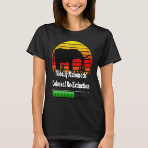 ウーリーマンモスコロッサル再消滅状態バーR Tシャツ