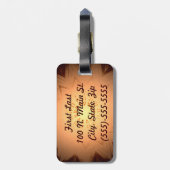 ウーリーマンモスラゲッジタグ ラゲッジタグ (裏面縦)