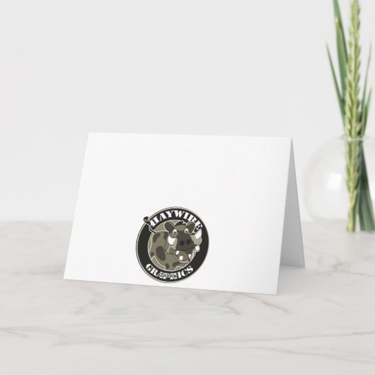 ウーリーマンモス先史時代の誕生日カード カード (裏面)