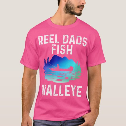ウーリールパパフィッシュウォリーおもしろい魚釣り淡水 Tシャツ (正面)