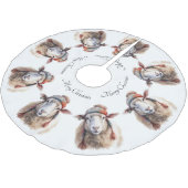 ウーリーワンダーランドカスタム ブラッシュドポリエステルツリースカート (アングル)