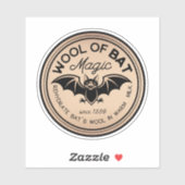 ウールこうもりポーションヴィンテージラベルシール シール (シート)