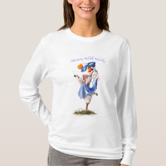 ウールのヒツジのIncognito編み物のヒツジとのダンス Tシャツ