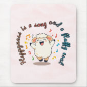 ウールのメロディー マウスパッド (正面)