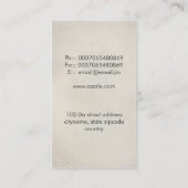 ウールの名刺を子を産みます 名刺 (裏面)