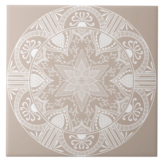 ウールの曼荼羅 タイル (正面)