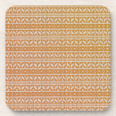 ウールクロスステッチ編みクリスマスパターン | コースター (正面)