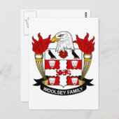 ウールジー家紋 ポストカード (正面/裏面)