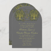 ウールツリールーツオブラブ結婚式招待状 招待状 (正面/裏面)