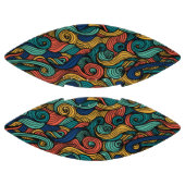 ウールトッピングペイズリー アメリカンフットボール (パネル)