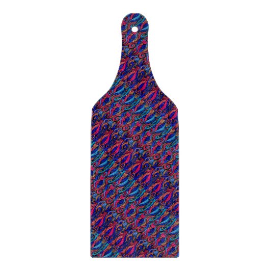 ウールトッピングペイズリー カッティングボード (正面)