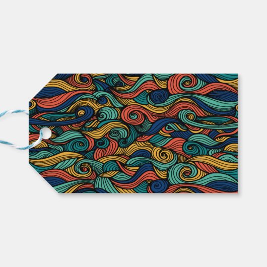 ウールトッピングペイズリー ギフトタグ (裏面横)