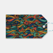 ウールトッピングペイズリー ギフトタグ (正面(横))