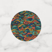 ウールトッピングペイズリー コンフェッティ (スモール正面)