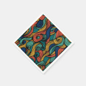 ウールトッピングペイズリー スタンダードカクテルナプキン (角)