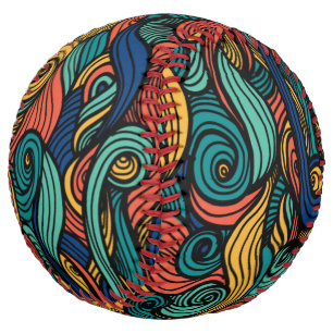 ウールトッピングペイズリー ソフトボール