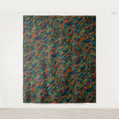 ウールトッピングペイズリー タペストリー (正面)