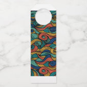 ウールトッピングペイズリー ボトルネックタグ (裏面)