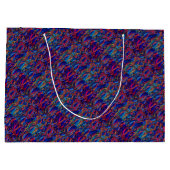 ウールトッピングペイズリー ラージペーパーバッグ (裏面)