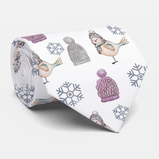 ウールニット帽と可愛いスパーズ ネクタイ (ロール)