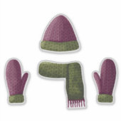 ウールニット製品セット シール (正面)