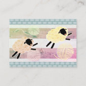 ウールヒツヤーンクロチェットニット 名刺 (正面)