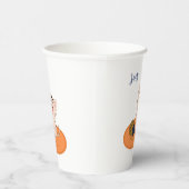 ウールボール付き子猫 紙コップ (右)