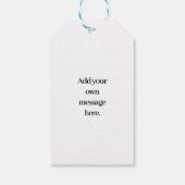 ウールボール ポンポン クリスマスリース 手作り ギフトタグ (裏面)