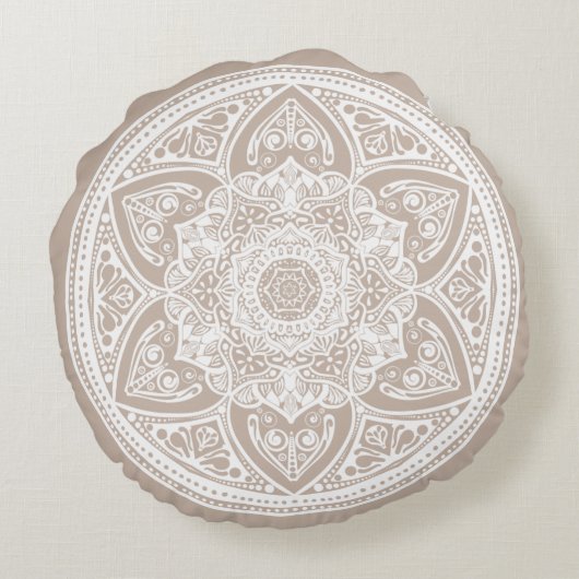 ウールマンダラ ラウンドクッション (裏面)