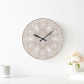 ウールマンダラ ラージ壁時計 (ホーム)