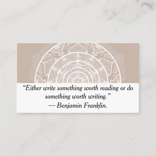 ウールマンダラ 名刺 (裏面)