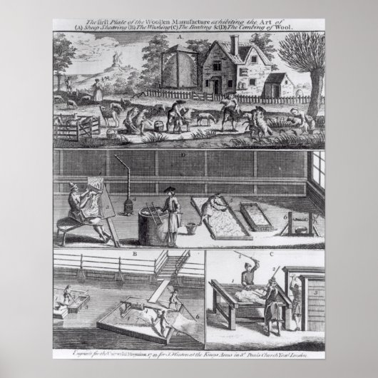 ウールメーカー第1プレート ポスター (正面)