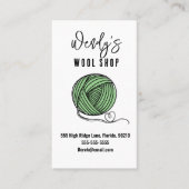 ウール工場 名刺 (正面)