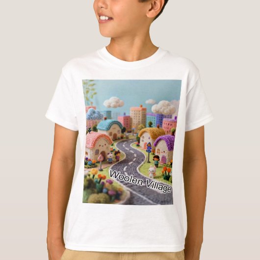 ウール村 Tシャツ (正面)