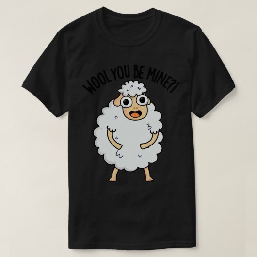 ウール私の羊のパおもしろいン1 Tシャツ (デザイン正面)