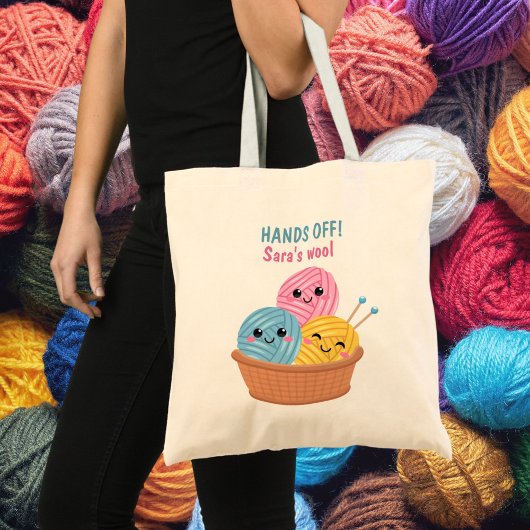 ウール編み物バッグ編み糸編み物贈り物 トートバッグ