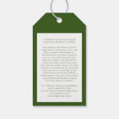 ウール編み物ビジネスのラムウール気に羊情報 ギフトタグ (裏面)