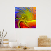 ウール飛んでいるマスター ポスター (キッチン)