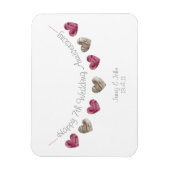 ウール7周年記念結婚バントギフト マグネット (縦)