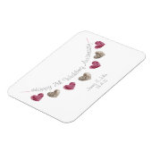 ウール7周年記念結婚バントギフト マグネット (左側)