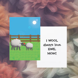 ウール いつだって愛してる EWE ママ フラット シーズンカード